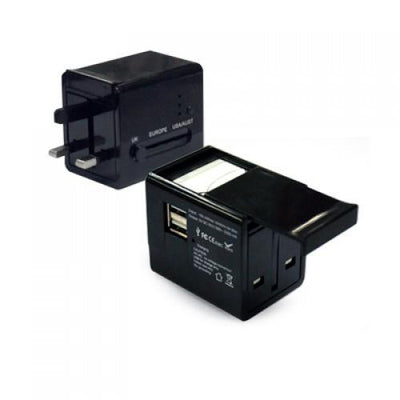 Universal AC USB Charger with Power Bank by Corporate Gift Store Singapore