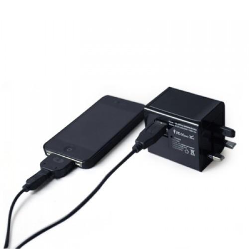 Universal AC USB Charger with Power Bank by Corporate Gift Store Singapore