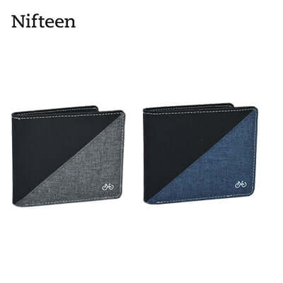 Nifteen London Billfold Wallet With Coin Purse (Diagonal) by Corporate Gift Store Singapore
