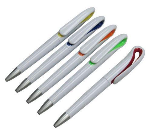 White Barrel Ballpen by Corporate Gift Store Singapore