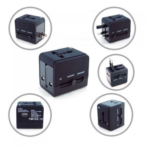 Worldwide Travel Adaptor with USB Hub by Corporate Gift Store Singapore