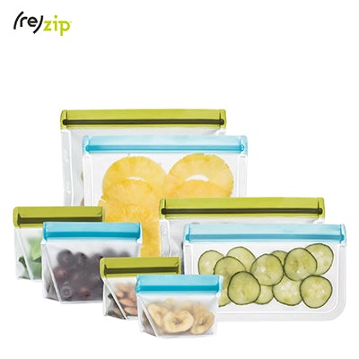 Rezip 8-piece Deluxe Reusable Storage Bag Kit by Corporate Gift Store Singapore